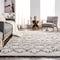 Nuloom Jaycee Abstract Soft Shaggy Textured Fringe Area Rug 4ft x 6ft GCUW21A-406 - alternate 3